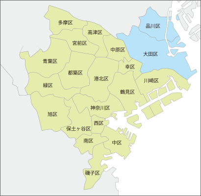 対応エリア地図